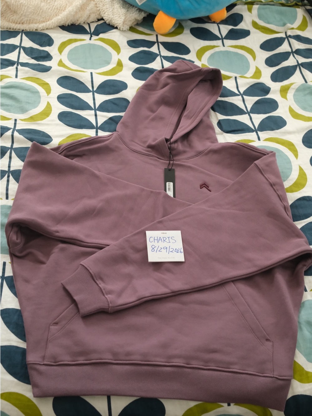 ONER Active Vintage Purple Oversized Hoodie NWT S